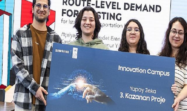 Samsung’un UNDP Türkiye iş birliğiyle hayata geçirdiği Innovation Campus programının mezunları projelerini sundu