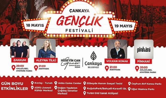 Çankaya Belediyesi, 19 Mayıs Atatürk’ü Anma, Gençlik ve Spor Bayramı’nı gençlerle birlikte büyük bir festivale çeviriyor