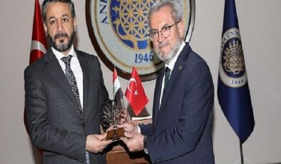 Irak Yükseköğretim ve Bilimsel Araştırmalar Bakanı AL Abbudi’den Rektör Ünüvar’a Ziyaret
