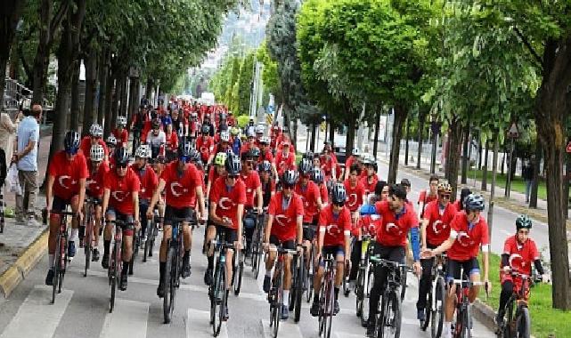 Kocaeli’de pedallar ‘Barış’ için çevrildi