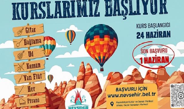 Nevşehir’de çocuk ve gençleri sanatla buluşturan Nevşehir Belediyesi Güzel Sanatlar Merkezi’nde açılacak olan yaz dönemi kursları için kayıtlar başladı