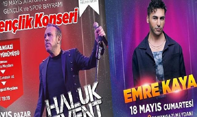 Osmangazi’de 3 gün sürecek 19 Mayıs Coşkusu Haluk Levent ve Emre Kaya ile Kutlanacak