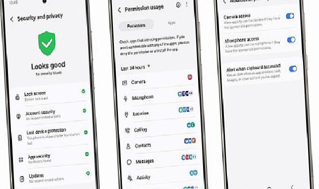 Samsung Galaxy’nin Güvenlik ve Gizlilik Panosu sayesinde kişisel verilerin kontrolü tamamen kullanıcının elinde