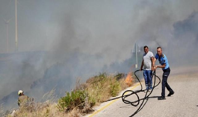 İzmir İtfaiyesi yangınlar için seferber oldu