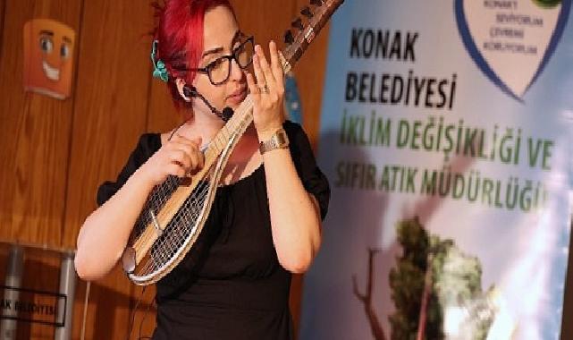 Minik çevreciler geri dönüşüm müzik aletlerinin hikayesini dinledi