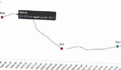 Tüik: Yurt İçi Üretici Fiyat Endeksi (Yİ-ÜFE) yıllık %57,68 arttı, aylık %1,96 arttı