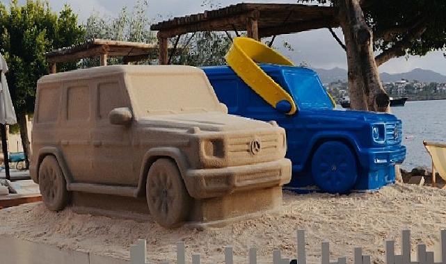 ‘Sand Carstle’ eseri Mercedes-Benz ve Pilevneli Gallery iş birliğiyle MOMO Bodrum’da